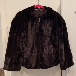 Zara Faux fur jacket